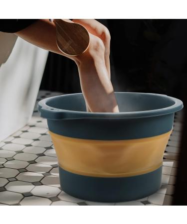 Minkissy Foldable Laundry Tub & Pedicure Sink | Multi-Functional Washing System for Indoor/Outdoor Use - Buy Online on GoSupps.com