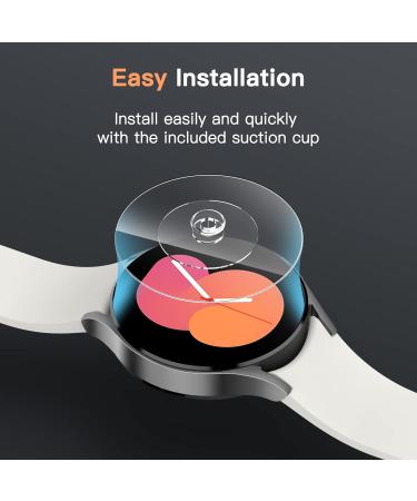 JETech Samsung Galaxy Watch 5/4 40mm Screen Protector - 3 Pack Tempered Glass, HD Clear, 2.5D Round Edge - Buy Online on GoSupps.com