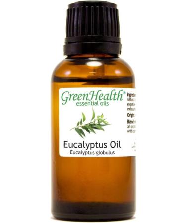 1 fl oz - Eucalyptus Essential Oil - (100% Pure & Uncut) - Greenhealth - Buy Online on GoSupps.com
