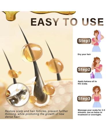 Organic Batana Rosemary Hair Growth Serum - Dr. Sebi Approved for Intensive Repair & Moisturized Scalp | Strengthen Thinning Hair - Buy Online on GoSupps.com