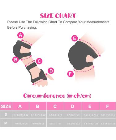 Kids Knee Pads Elbow Pads Wrist Guards Set - 6-in-1 Protective Gear for Girls Boys 3-13 Years - Skateboard Scooter Rollerblading - Small Purple - Buy Online on GoSupps.com