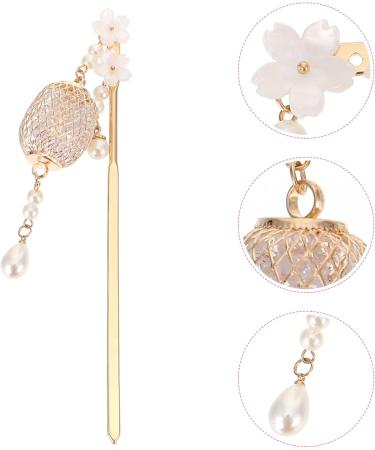 LALAFINA Hairpin Chinese Tassel Hair Stick Hair Making Accessories Hanfu Hair Fork Tassel Hair Sticks Womens Barrettes for Hair Alloy Hair Stick Hair Tassel Cheongsam Lantern A166 - Buy Online on GoSupps.com