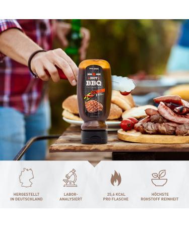 Body Attack BBQ Sauce - 0% Sugar & 0% Fat | Perfect for All Diets | 320ml (2 Pack) - International Shipping Available - Buy Online on GoSupps.com