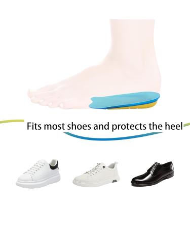 Orthopedic Heel Pillows - Silicone Gel Cushions for Heel Spurs & Plantar Fasciitis Relief | Soft Insoles for Men & Women - 2 Pairs - Buy Online on GoSupps.com