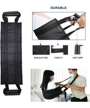 Buy Aiitllyna Transfer Belt - Comfortable Restraint Aid for Seniors & Disabled | Double Handle for Easy Mobility | Ideal for Bedridden Care - Buy Online on GoSupps.com