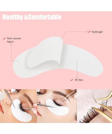 50 Pairs Hydrogel Eyelash Extension Gel Patches Kit - Natural Lash Gel Pads for Beauty Makeup | Eye Mask Pads & Tools for Women - Buy Online on GoSupps.com