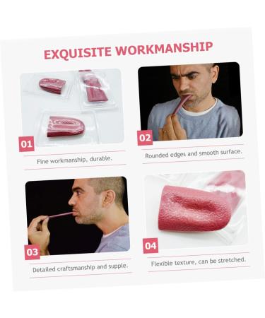 Buy Toyvian 10PC Fake Tongue Piercing Wurm Toy - Realistic Halloween Prank for Clowns & Costumes | International Shipping Available - Buy Online on GoSupps.com