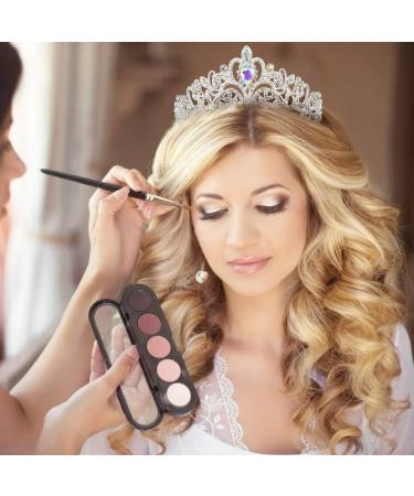 Silver Crystal Rhinestone Tiara Crown for Women and Girls | Birthday Princess Crown - Buy Online on GoSupps.com