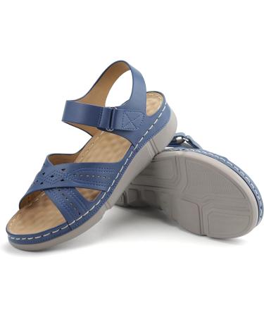 Ortho+rest Women's Orthopedic Arch Support Sandals - Size 8 Navy - Buy Online on GoSupps.com
