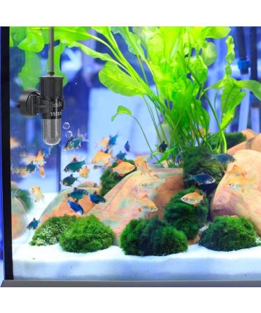 MiOYOOW Adjustable Aquarium Heater 10W/20W/30W with Digital Display for Small Turtle Tanks - Best Heater for Aquariums Under 8L - Buy Online on GoSupps.com