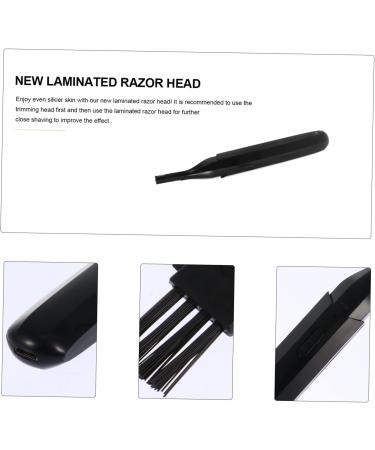 Buy Electric Eyebrow Trimmer & Men's Razor Set - USB Rechargeable Shaving Tools for Men & Women - 14.5x2cm Black - Buy Online on GoSupps.com