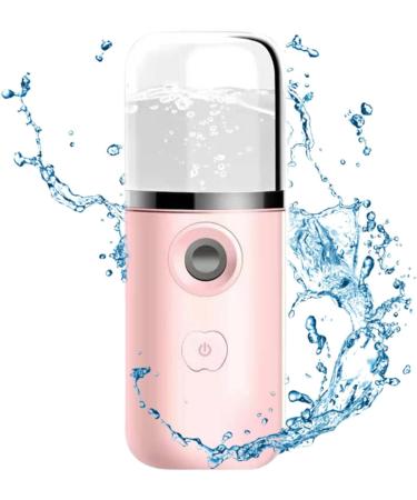 Nano Mister for Lash Extensions - Nano Facial Mister Hydrating Handy Handheld Facial Steamer for Deep Cleansing Hydration Rejuvenation Compact Travel Skin Care Solution Pink - Buy Online on GoSupps.com
