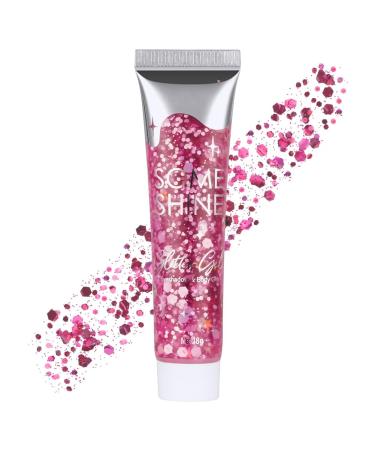 AYBUY AYBUY Face Glitter Gel Hair Glitter Body Glitter Gel Liquid Glitter Gel for Face and Lip Cosmetics