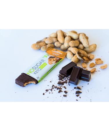 No Sugar Keto Bar Snack - Low Carb No Sugar Keto Snack Food with Keto Friendly Macros (24 x 1.41oz Bars Peanut Butter) Peanut Butter 12 count (Pack of 1) - Buy Online on GoSupps.com
