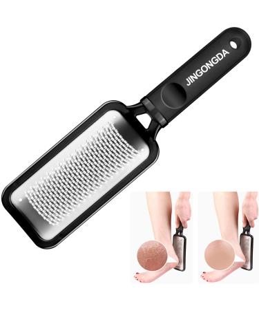 Pedicure Foot File Callus Remover - Large Stainless Steel Foot Scraper, Remove Hard Skin, Practical and Professional Foot Care File, Suitable for Dry and Wet Feet