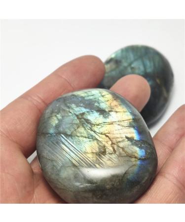 Crystal 1pcs Natural Quartz Gemstones CrystalLabradorite Stones Runes Collection and Minerals Can be Used for Natural Stones Household yuebang Stone Mineral Specimen 50-70mm - Buy Online on GoSupps.com