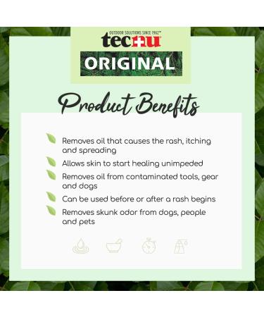 Tecnu Original Outdoor Skin Cleanser - 32 Fl Oz | Removes Poison Oak & Ivy Oils, Skunk Odor | First Step in Treatment for Rash - Gear, Clothing, Tools - Buy Online on GoSupps.com