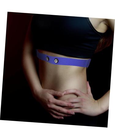 Milist Heart Rate Monitor Replacement Chest Strap | Nylon Sports Belt for Accurate Heart Rate Measurement - 17.00x0.10cm - Blue - Buy Online on GoSupps.com