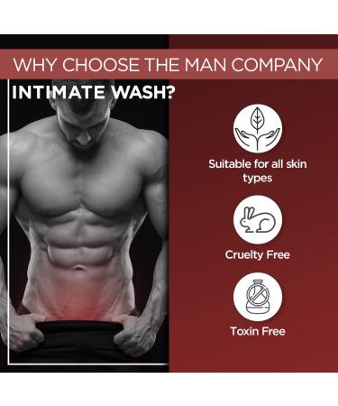 The Man Company Intimate Wash for Men with Tea Tree & Sea Buckthorn Oil - 3.4 Oz | Foaming Anti Bacterial, pH Balanced, Prevents Bad Odour & Itching - Buy Online on GoSupps.com