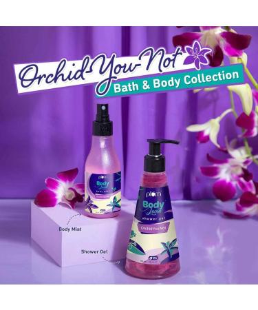 Pl.um BodyLovin Orchid-You-Not Shower Gel | SLS-Free Body Wash for Women | Nourishing Aloe Infused Cleanser | Long Lasting Floral Fragrance | 240 ml - Buy Online on GoSupps.com
