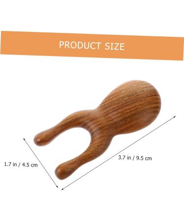 Hoement Green Sandalwood Comb - Portable Wear-Resistant Facial Massage Device | Household Massage Accessories for Ultimate Relaxation - Buy Online on GoSupps.com