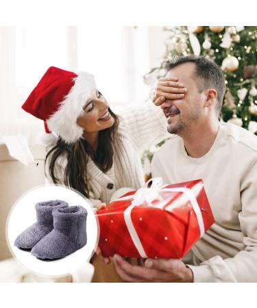 Fenyw Electrically Heated Slippers | USB Foot Warmers for Men & Women | Plush Heating Shoes for Indoor & Outdoor Use (Gray) - Buy Online on GoSupps.com