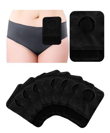 8 Pack Stretchable Bag Covers Washable Bag for Women and Men Lightweight Care Protector Bag Black