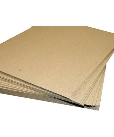 200 Pack of 8.5x11 Chipboard Pads - 22PT Brown Scrapbooking Sheets - Light Weight - Secure Seal - Pack of 200 - Buy Online on GoSupps.com