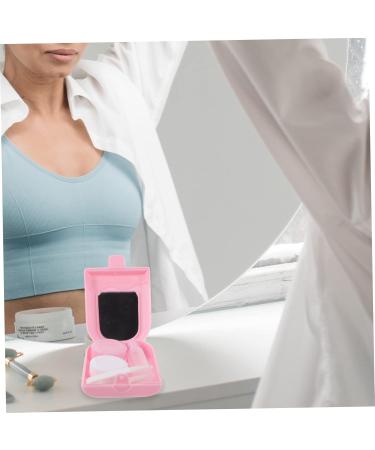 Homsfou Contact Lens Organizer Box - 2 Sets with Mirror & Container for Colored Lenses - Stylish Ice Cream Design Travel-Friendly Lens Holder - Buy Online on GoSupps.com