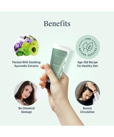 Arata Hydrating Shampoo - All Natural Vegan Formula with Ayurvedic Ginger & Ginkgo | Moisturizes Dry Hair | 2.5 Fl Oz | Cruelty-Free - Buy Online on GoSupps.com