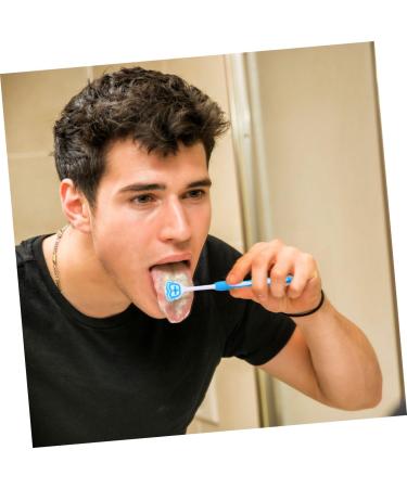 Lurrose 12-Piece Metal Spatula & Tongue Cleaning Brush Set - Silicone Racel & Nano Toothbrush for Adults - 3 Colors Available (19.5x3x0.6cm) - Buy Online on GoSupps.com