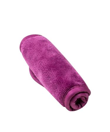 Microfiber Makeup Remover Cloth - Reusable Facial Cleansing Towel for Instant Makeup Removal (Burgundy) - Buy Online on GoSupps.com