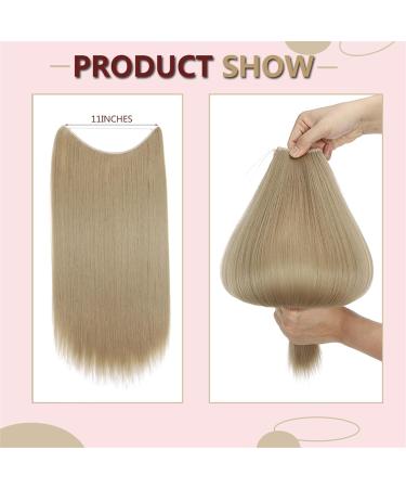 Hair Extensions Clip in Hair Extensions Long Smooth Fish Line Hair Clips Invisible U-Shaped Wire Long Straight Synthetic One Piece Hairpieces for Women Hair Pieces(2434) 20inches 2434 - Buy Online on GoSupps.com