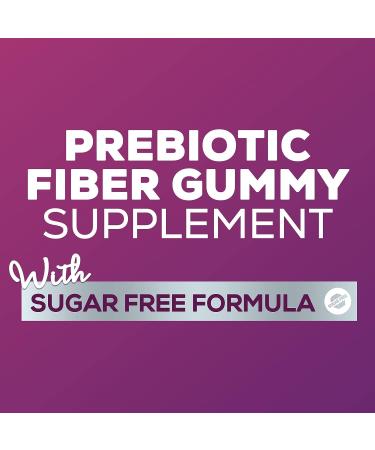 Sugar-Free Fiber Supplement Gummies - 4g Soluble Fiber - Plant-Based Prebiotic for Digestive Health - Berry Flavor - 60 Gummies - Buy Online on GoSupps.com