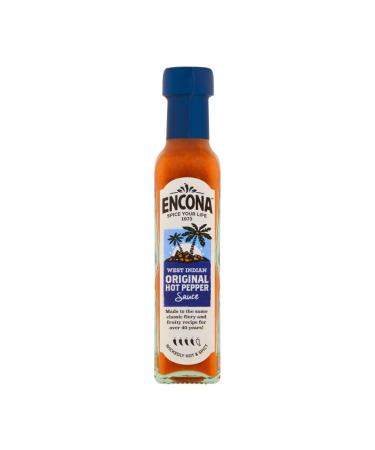 Encona West Indian Original Hot Pepper Sauce 6x142ml