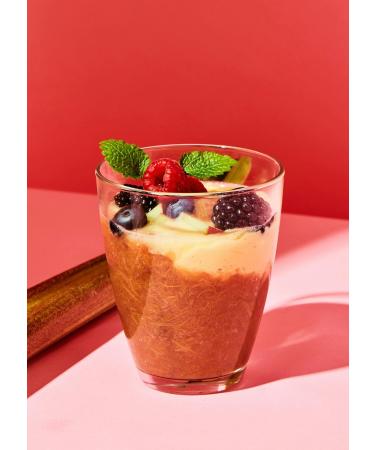 KoRo Organic Rhubarb Compote 8x360g - Premium Sugared Rhubarb for Baking & Desserts - Enjoy Pure | Organic Quality - Buy Online on GoSupps.com