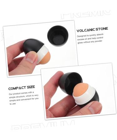 DOITOOL Volcanic Stone Oil-absorbing Ball Skin Care Tools Portable Face Roller Oil-absorbing Rolling Ball 5x3cm Black - Buy Online on GoSupps.com