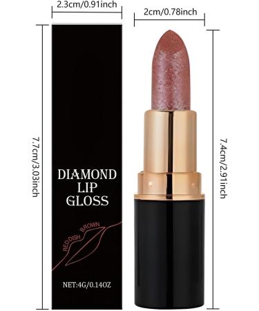 Glitter Lip Gloss - Long-Lasting Moisturizing Cosmetics Shiny Tinted Lip Balm for Women - For Everyday Wear Work Dates Travel Special Occasions - Buy Online on GoSupps.com