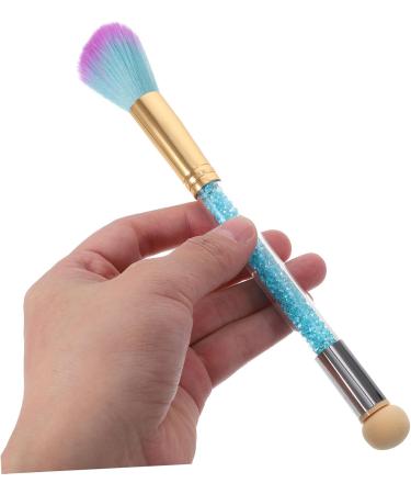 POPETPOP 1pc Soft Nail Brush Nail Duster Stuckers Fingernail Brush Nail Scrubbing Brush Nail Scrub Brush Toe Cleaning Brush Nail Collector Nail Dust Collector Nail Polish Double Head 18*3cm Blue - Buy Online on GoSupps.com
