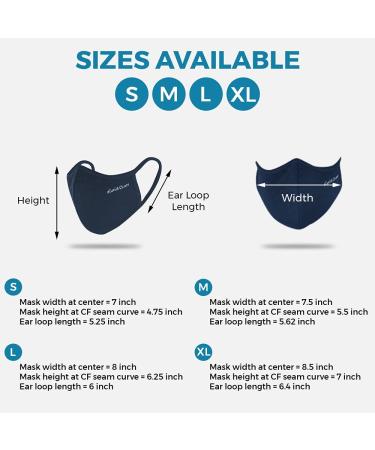 Buy Lavish Care Cloth Face Masks - Washable & Reusable 5-Layer Cotton Masks - Pack of 3 Colors - International Shipping Available - Buy Online on GoSupps.com