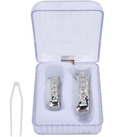 Halloween Festival Teeth Decoration Brackets | Hip Hop Style Silver Grillz Set | Funny Tooth Decor Accessories for Men - Buy Online on GoSupps.com