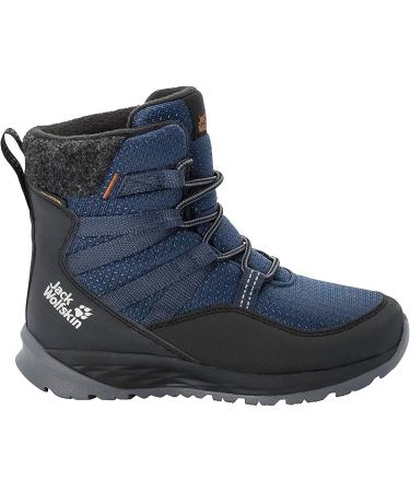 Jack Wolfskin Polar Bear Texapore High K Hiking Boot - Big Kid (8-12 Years) | Blue/Black | Size 3.5 - Buy Online on GoSupps.com