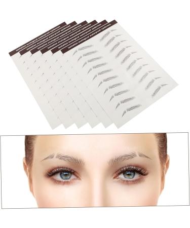 Baluue 24 Pcs Eyebrow Stickers Bionic Eyebrow Authentic Eyebrows Brown Fake Eyebrows Water Transfer Paper - Buy Online on GoSupps.com