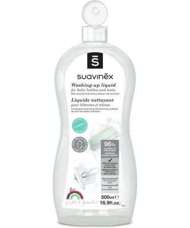 Suavinex Washing Up Liquid for Bottles Teats and Accessories. Bottle Cleaner Liquid. Fragrance and Colorants. Dermatology - Buy Online on GoSupps.com