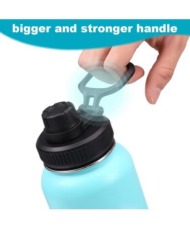Hydro Flask Wide Mouth Spout Lid - Replacement Chug Lid with Big Handle - BPA-Free - Black - Buy Online on GoSupps.com