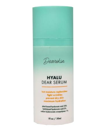 Buy Vegan Hyaluronic Acid Serum | 100% Plant-Based | 10% Hyaluronic Acid | Hydrating & Anti-Aging - Hyalu Dear - Buy Online on GoSupps.com
