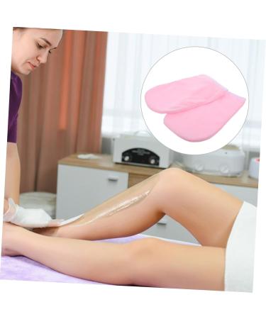 Mitaines de Paraffine Hydratantes pour Spa 25x15 Cm en Cire Bord Blanc Rose pour Soins de Salon Mains Femmes Usage Spa - Buy Online on GoSupps.com