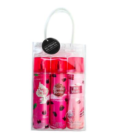 Dulce Collection Body Mist Set (Cherry on Top Chocolate Dreams Red Velvet)