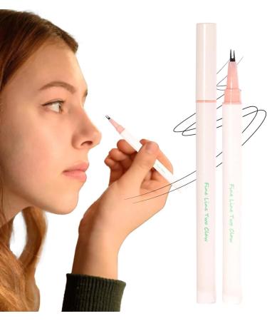 Waterproof Liquid Eyeliner - Two Claw Brush Liquid Eyeliner Quick Dry Easy Removal Long Lasting Eye Makeup Supplies with Fine Nib for Performance Daily Makeup Carnival Fulenyi 01#fog Black - Buy Online on GoSupps.com