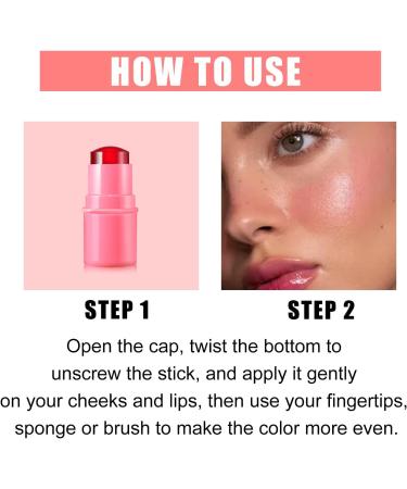 Makeup Lip Tint Milk Cooling Water Jelly Tint Jelly Blush Stick Milk Blush Cooling Water Tint Milk Water Jelly Tint Makeup Lip and Cheek Stick Jelly Blush Stick Lip Stain (Purple) - Buy Online on GoSupps.com